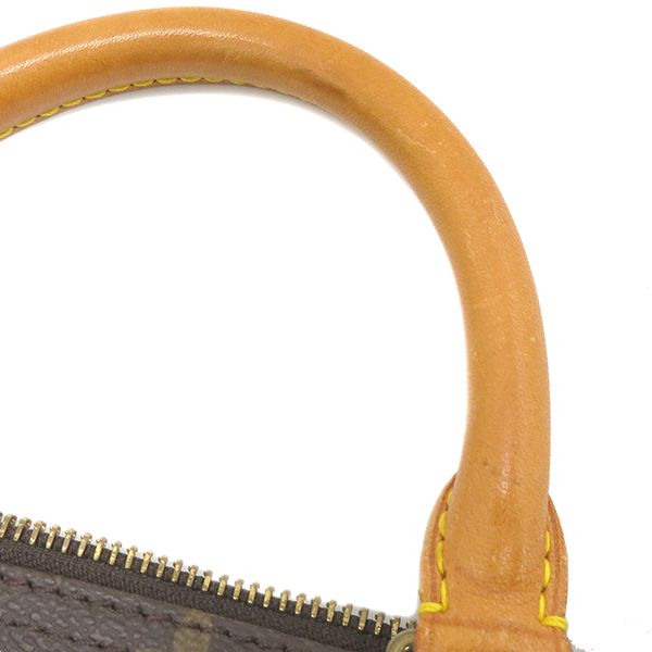 Louis Vuitton Handbag Speedy 40 Monogram Canvas Monogram Gold Hardware Brown