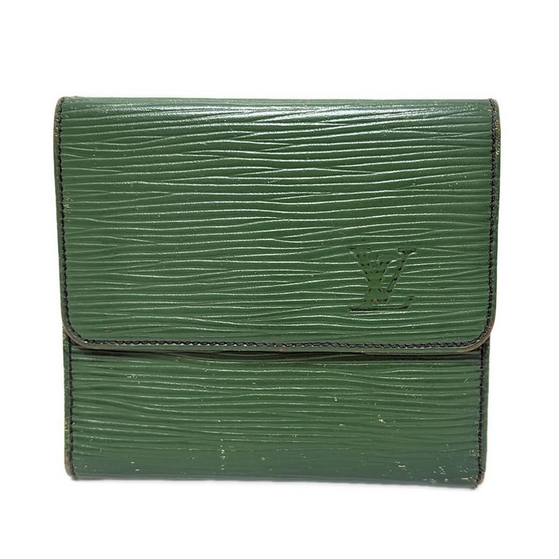 Louis Vuitton W-hook Wallet Epi - Borneo Green Stamped Martier Leather
