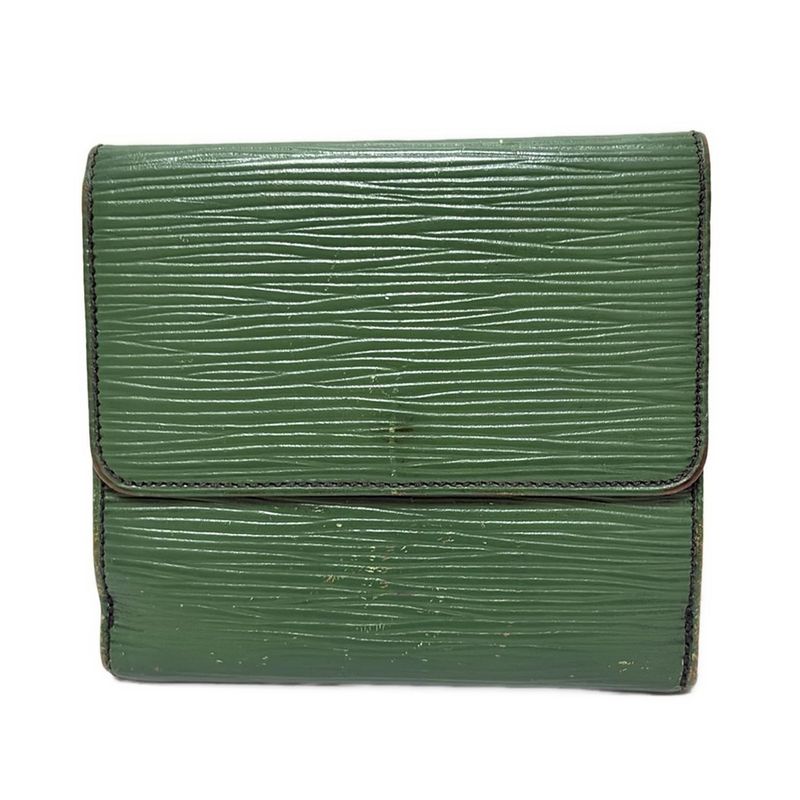 Louis Vuitton W-hook Wallet Epi - Borneo Green Stamped Martier Leather