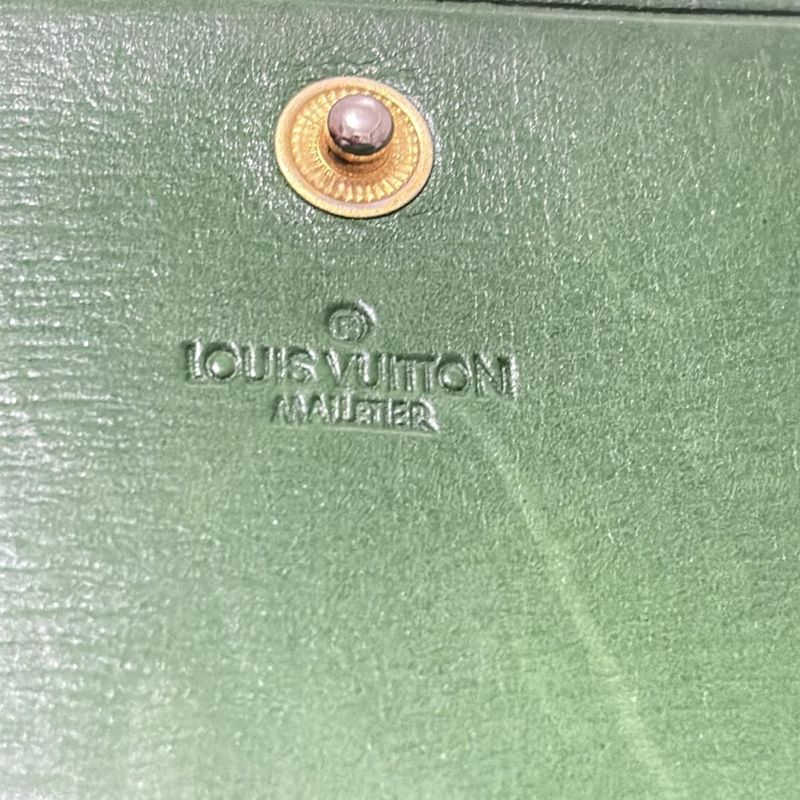 Louis Vuitton W-hook Wallet Epi - Borneo Green Stamped Martier Leather