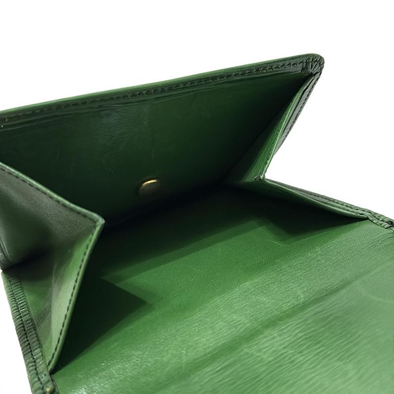 Louis Vuitton W-hook Wallet Epi - Borneo Green Stamped Martier Leather