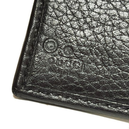 Gucci W Hook Wallet Interlocking G 615525 Black Leather