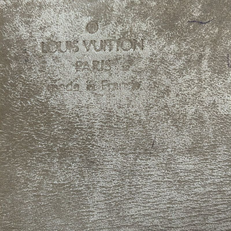 Louis Vuitton Monogram Vernis Pochette Porte M91171 Soft Beige Leather