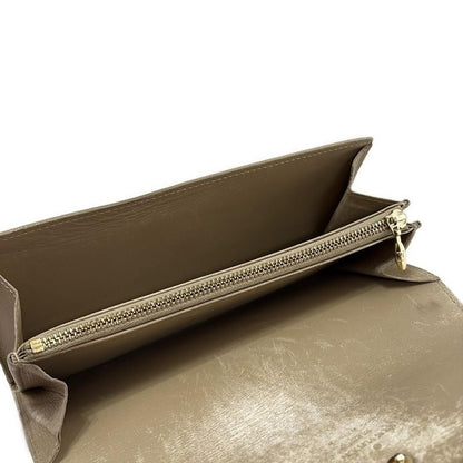 Louis Vuitton Monogram Vernis Pochette Porte M91171 Soft Beige Leather