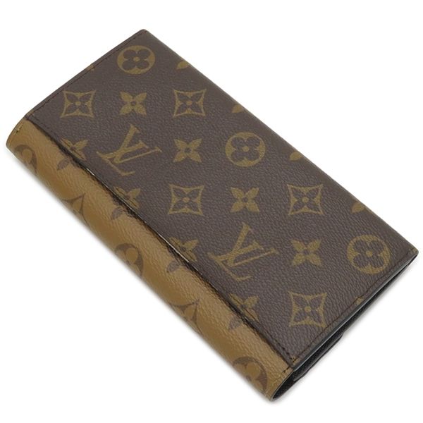 Louis Vuitton Long Wallet Portefeuille Emily Monogram Canvas Monogram Reverse