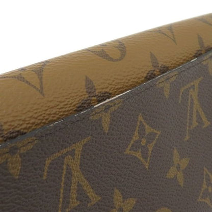 Louis Vuitton Long Wallet Portefeuille Emily Monogram Canvas Monogram Reverse