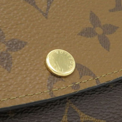 Louis Vuitton Long Wallet Portefeuille Emily Monogram Canvas Monogram Reverse