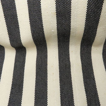 Hermes Tote Bag Cannes MM Canvas Ivory and Black Silver Hardware White Black