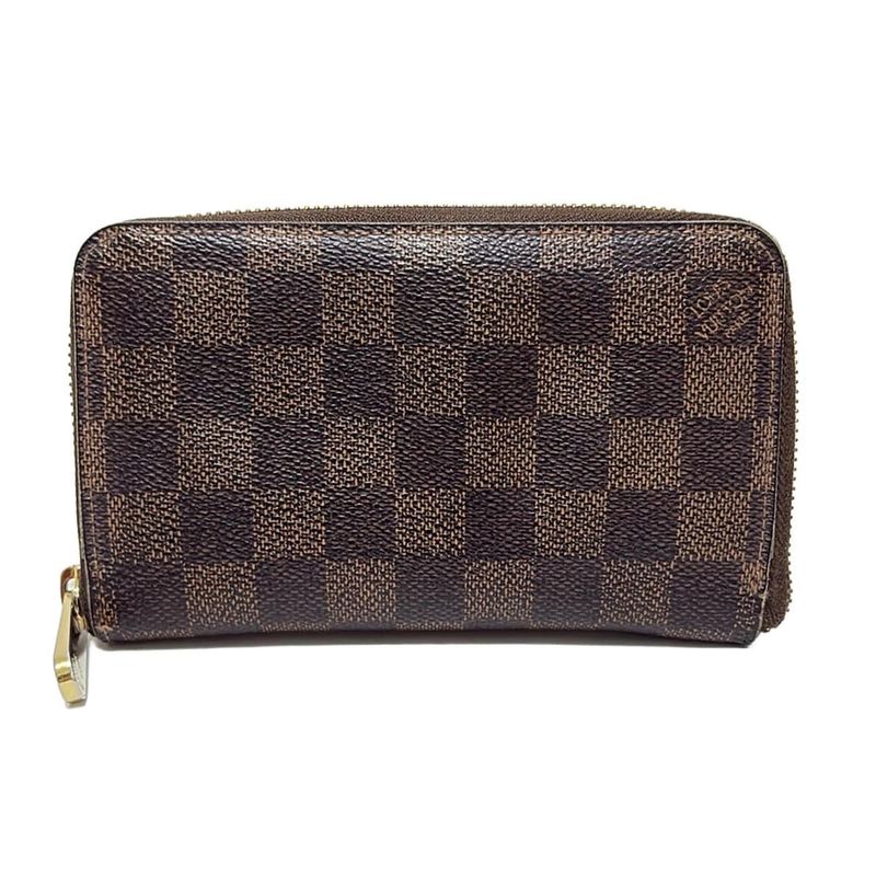 Louis Vuitton Damier Zippy Compact Wallet N60028 Ebène