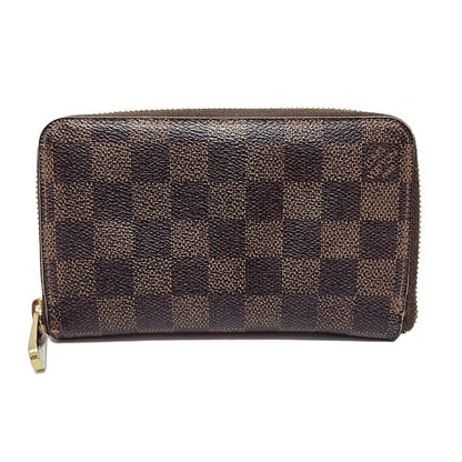 Louis Vuitton Damier Zippy Compact Wallet N60028 Ebène