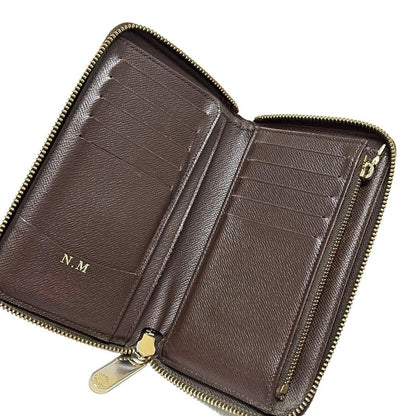 Louis Vuitton Damier Zippy Compact Wallet N60028 Ebène