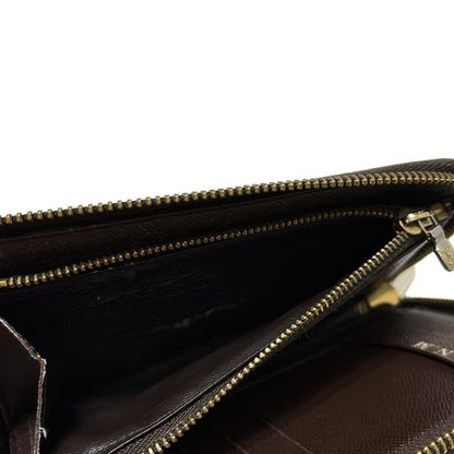 Louis Vuitton Damier Zippy Compact Wallet N60028 Ebène