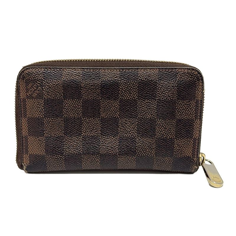 Louis Vuitton Damier Zippy Compact Wallet N60028 Ebène