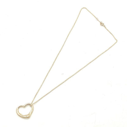 Tiffany & Co Tiffany & Co Open Heart Pendant Necklace Sv925 57g Silver Ladies