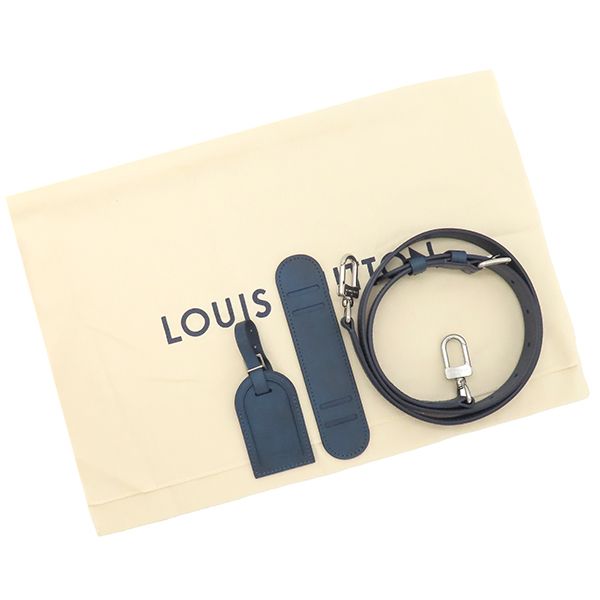 Louis Vuitton 2way Bag Keepall Bandoliere 25 Monogram Heritage Canvas Blue