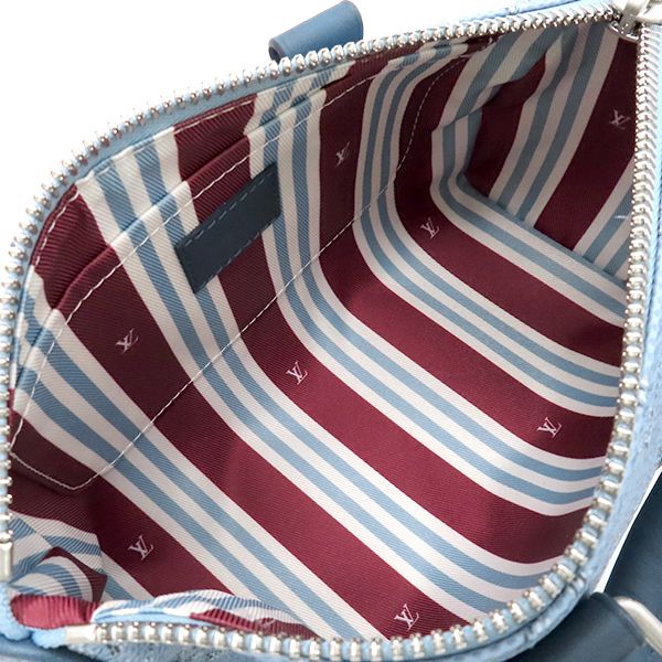 Louis Vuitton 2way Bag Keepall Bandoliere 25 Monogram Heritage Canvas Blue