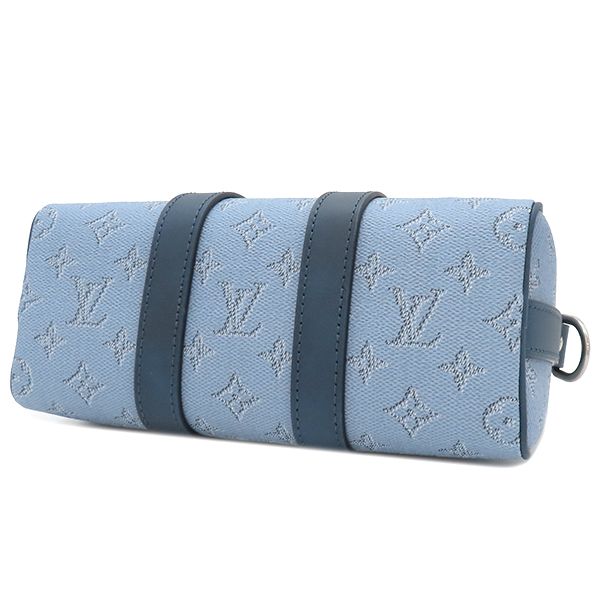 Louis Vuitton 2way Bag Keepall Bandoliere 25 Monogram Heritage Canvas Blue