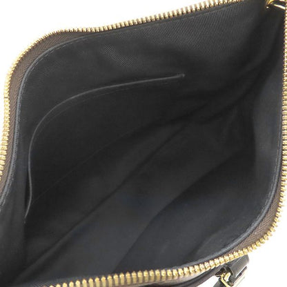 Louis Vuitton Shoulder Bag Odeon Nm MM Monogram Canvas Leather Monogram X Noir