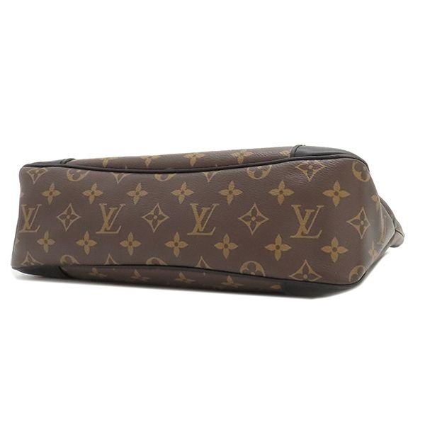 Louis Vuitton Shoulder Bag Odeon Nm MM Monogram Canvas Leather Monogram X Noir
