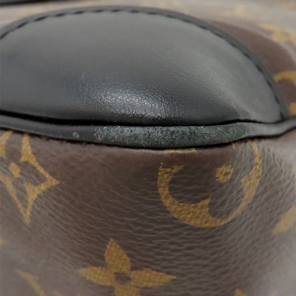 Louis Vuitton Shoulder Bag Odeon Nm MM Monogram Canvas Leather Monogram X Noir