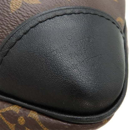 Louis Vuitton Shoulder Bag Odeon Nm MM Monogram Canvas Leather Monogram X Noir