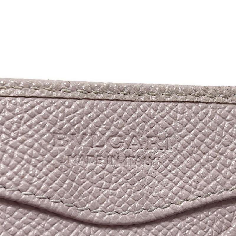 Bvlgari Coin Case Bvlgari Light Pink Leather