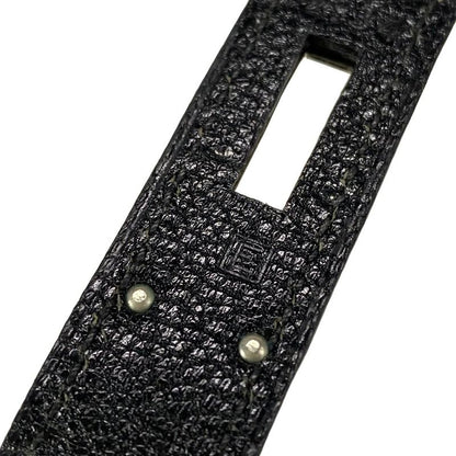 Hermes Handbag Kelly 35 Black Inside Stitching/silver Hardware