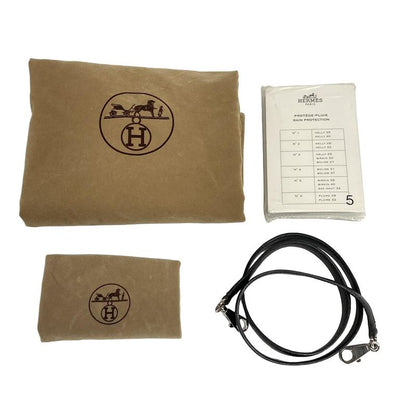 Hermes Handbag Kelly 35 Black Inside Stitching/silver Hardware