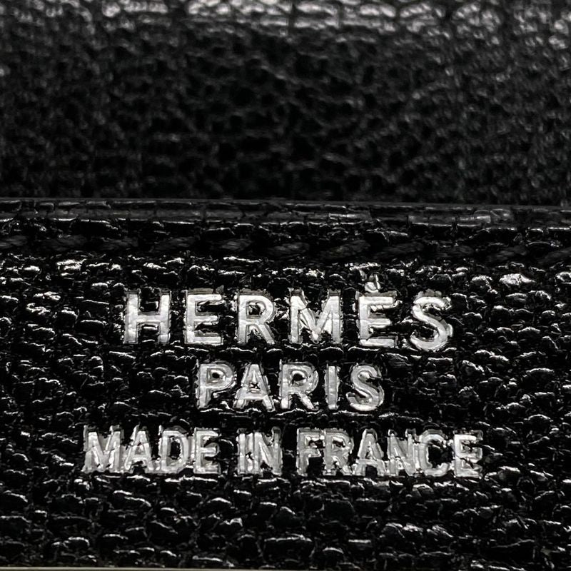 Hermes Handbag Kelly 35 Black Inside Stitching/silver Hardware