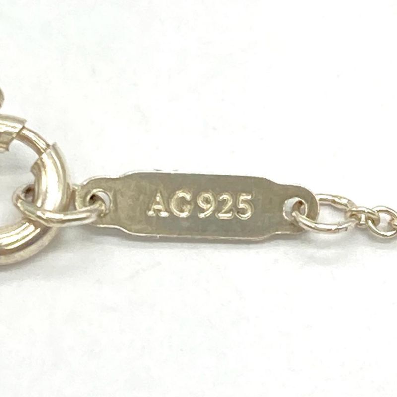 Tiffany & Co Tiffany & Co Open Heart Pendant Necklace Sv925 48g Silver Ladies