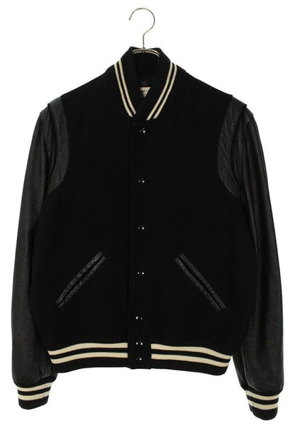 Saint Laurent Paris 16SS 429390 Y618k Sleeve Leather Cutout Stajan Blouson