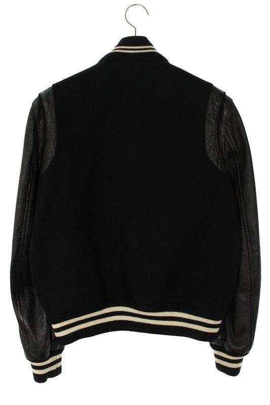 Saint Laurent Paris 16SS 429390 Y618k Sleeve Leather Cutout Stajan Blouson