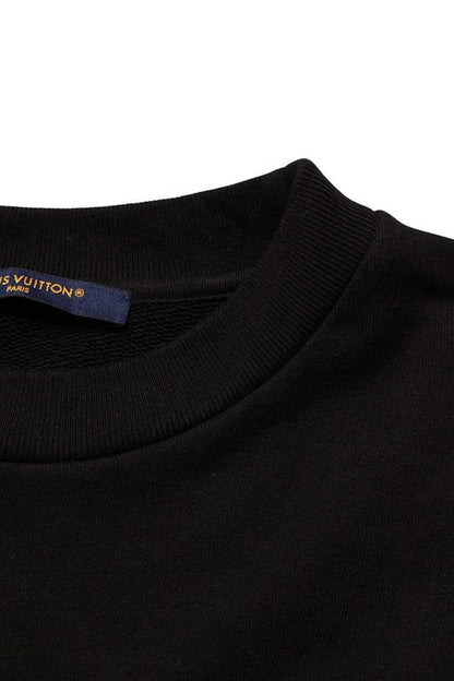 Louis Vuitton 24AW Rm242mq FWC Hqy88w Cotton Signature Crewneck Sweatshirt Men M