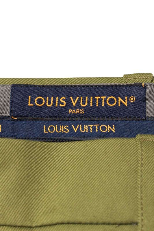 Louis Vuitton 25AW Rm252m FAD Htp82w Illustration Patch Cargo Long Pants Men's
