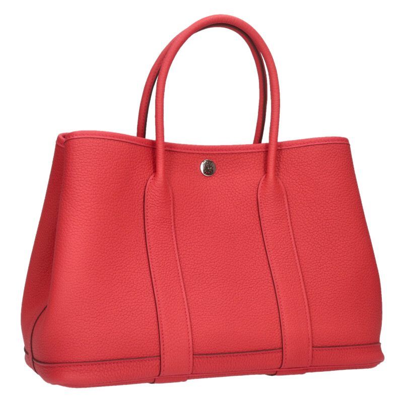 Hermes Garden Party TPM W Engraved Bougainvillea Leather Handbag Men's TPM