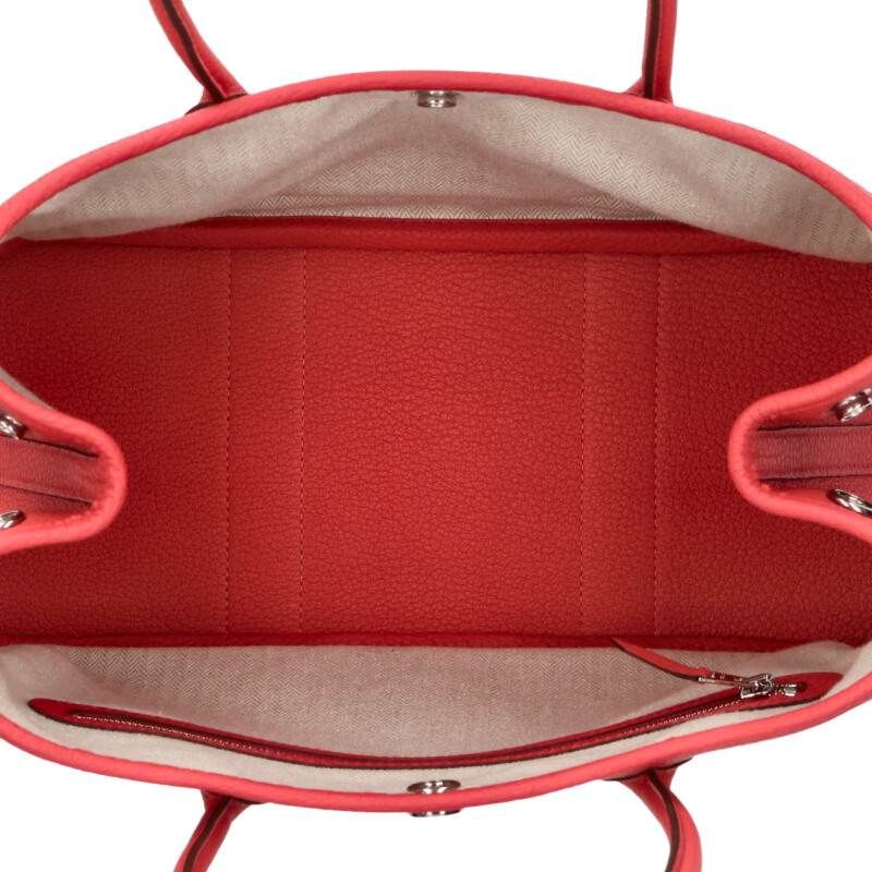 Hermes Garden Party TPM W Engraved Bougainvillea Leather Handbag Men's TPM