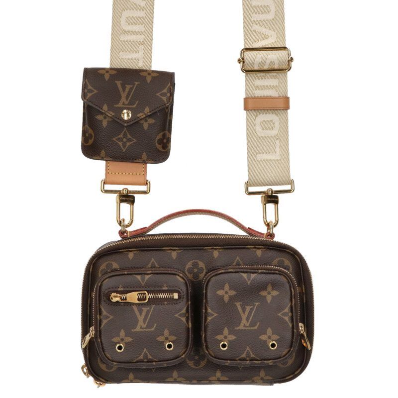 Louis Vuitton M80446 Utility Crossbody Monogram 2WAY Shoulder Bag Men's