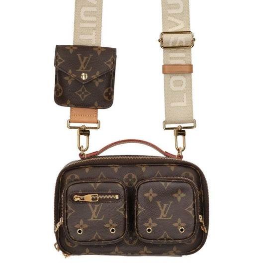 Louis Vuitton M80446 Utility Crossbody Monogram 2WAY Shoulder Bag Men's