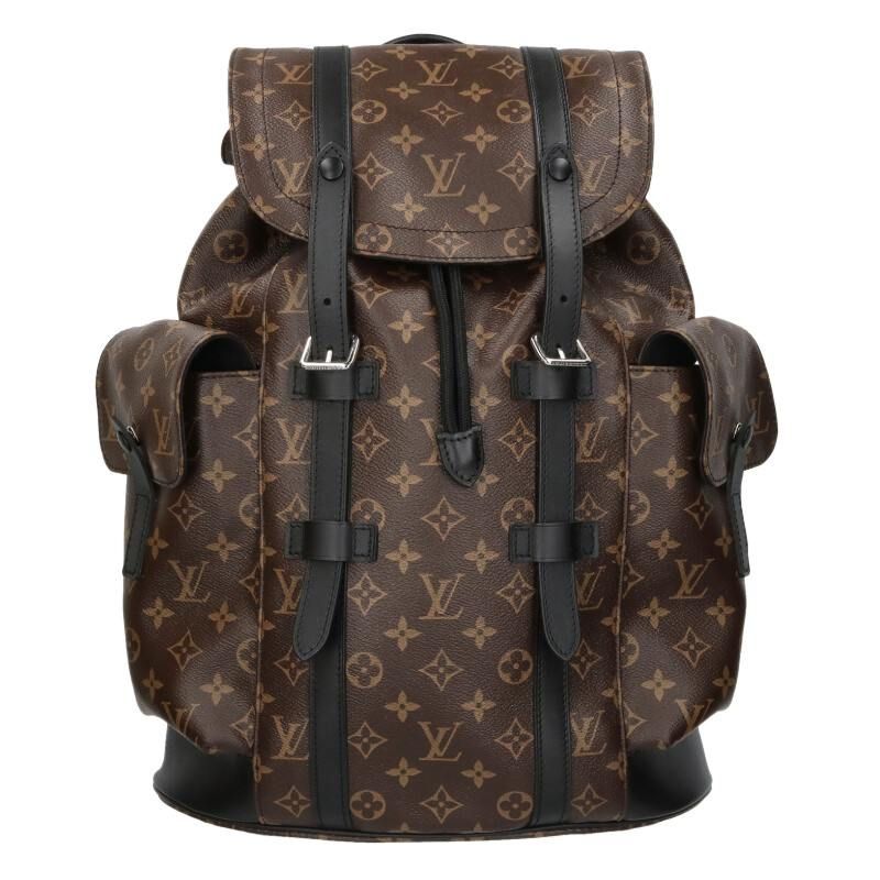 Louis Vuitton M43735 Christopher Monogram Macassar Backpack Men's MM