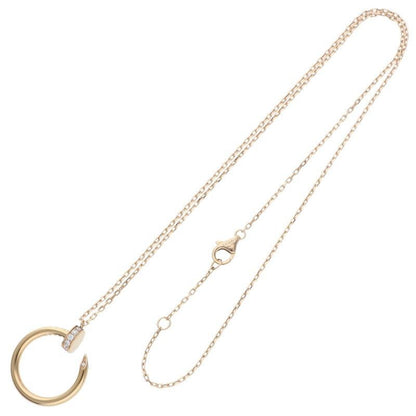 Cartier Juste UN CLOU Neclace 18K Pink Gold Diamond Necklace Men's