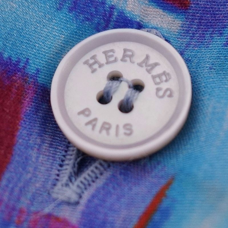 Hermes Shirt Dress Chaine D'ancre Silk Twill