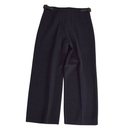 Hermes Pants Wide Pants Knit Wool Cotton La