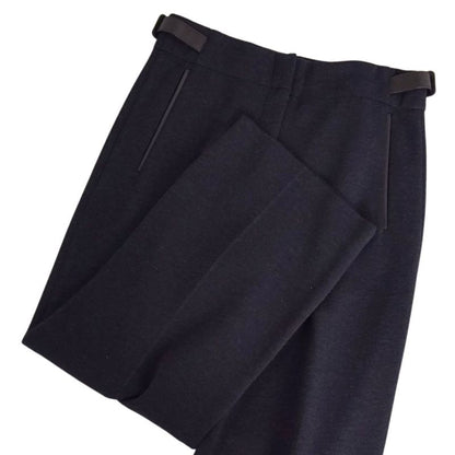 Hermes Pants Wide Pants Knit Wool Cotton La