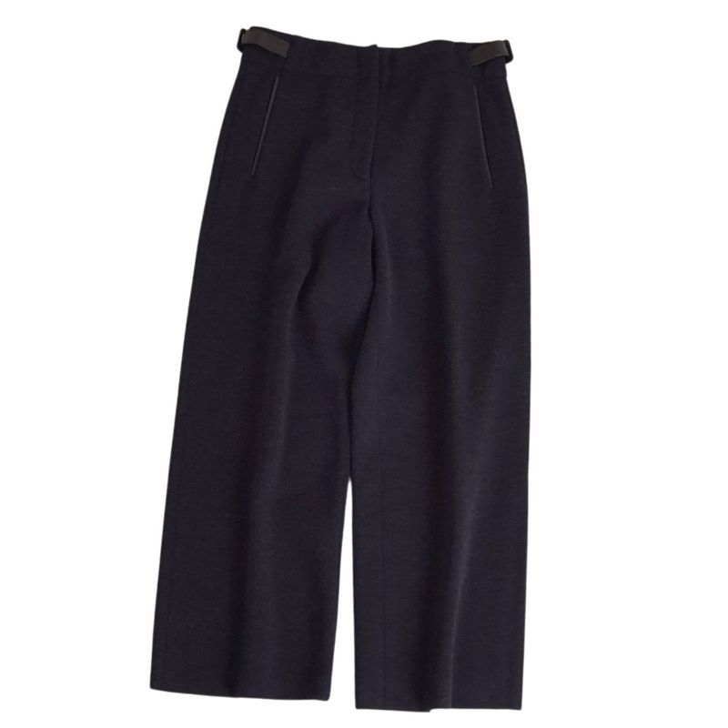 Hermes Pants Wide Pants Knit Wool Cotton La