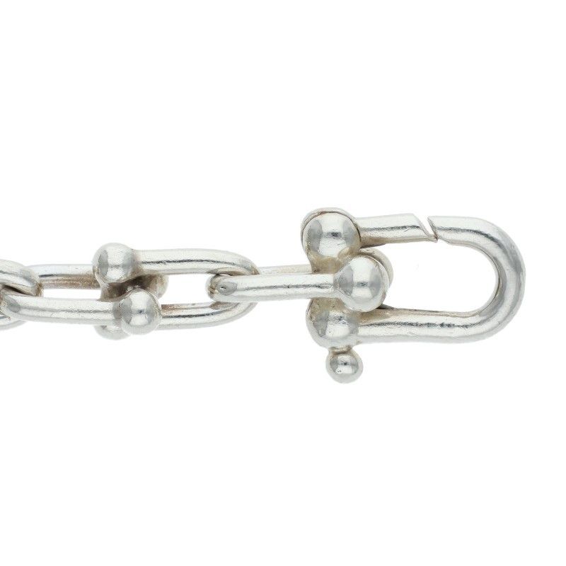 Tiffany & Co Hardwear Hardware Small Link Silver Bracelet Men's L