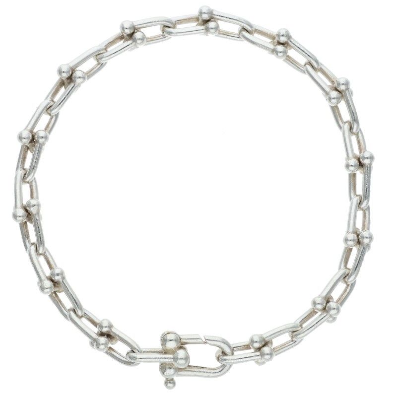 Tiffany & Co Hardwear Hardware Small Link Silver Bracelet Men's L