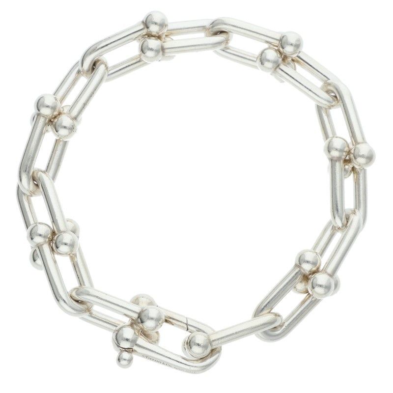 Tiffany & Co Hardwear Hardware Large Link Silver Bracelet Men's XXL