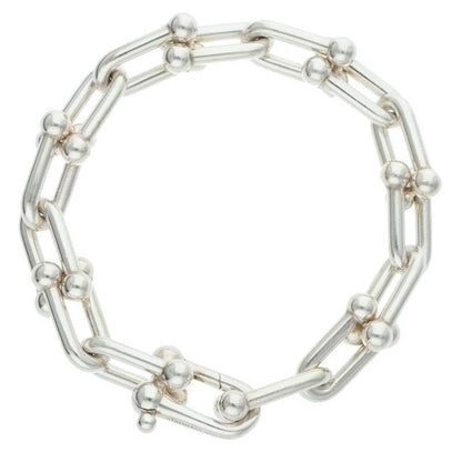 Tiffany & Co Hardwear Hardware Large Link Silver Bracelet Men's XXL