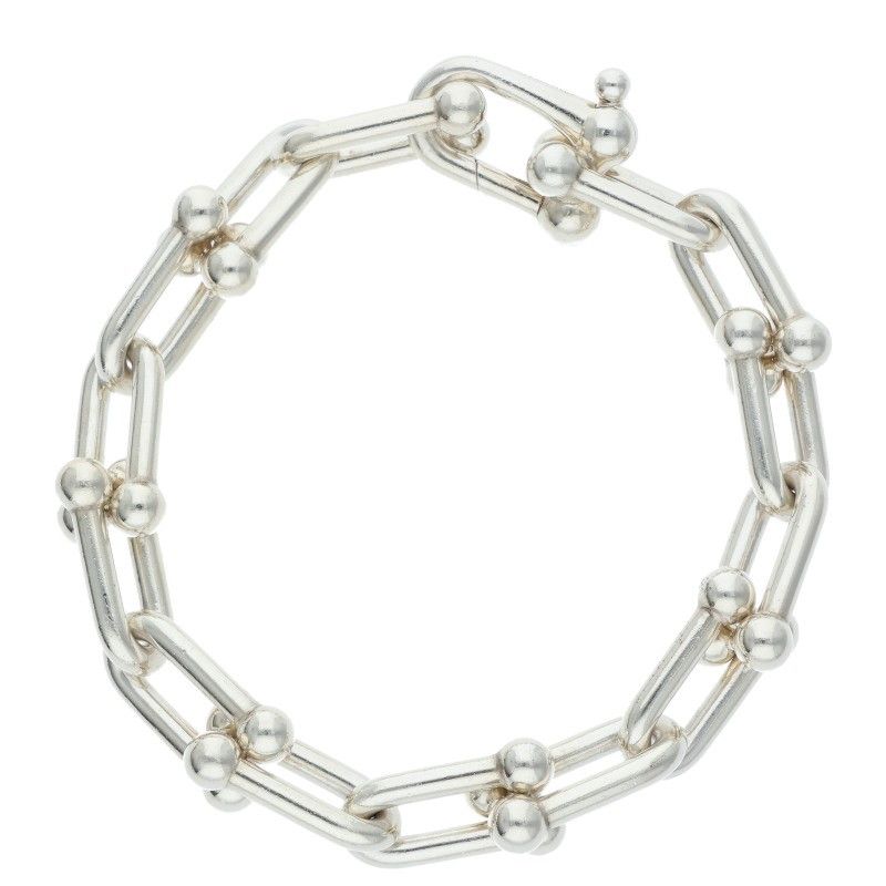 Tiffany & Co Hardwear Hardware Large Link Silver Bracelet Men's XXL