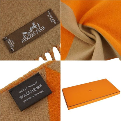 Hermes Scarf Shawl Zigzag 100% Cashmere Le